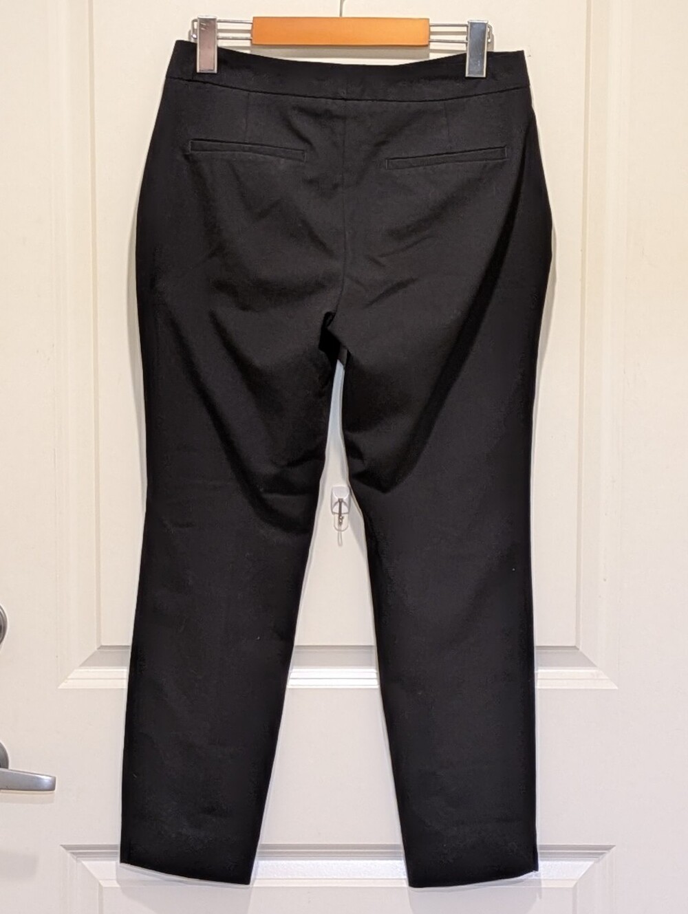 EUC Zara Basic 2 Black Tapered Leg Dress Pants Slacks - Picture 4 of 5